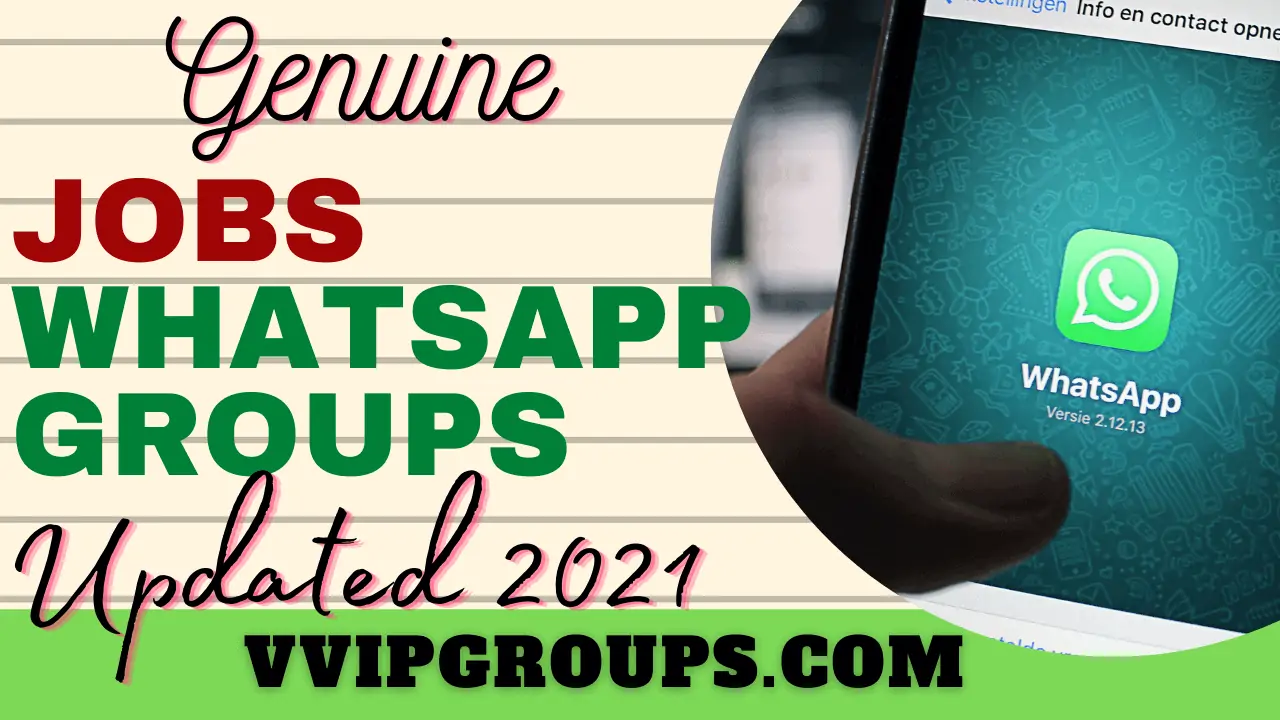 job whatsapp group links