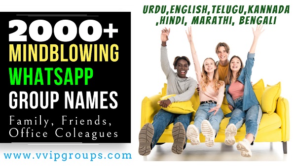 Whatsapp Group Names for Friends