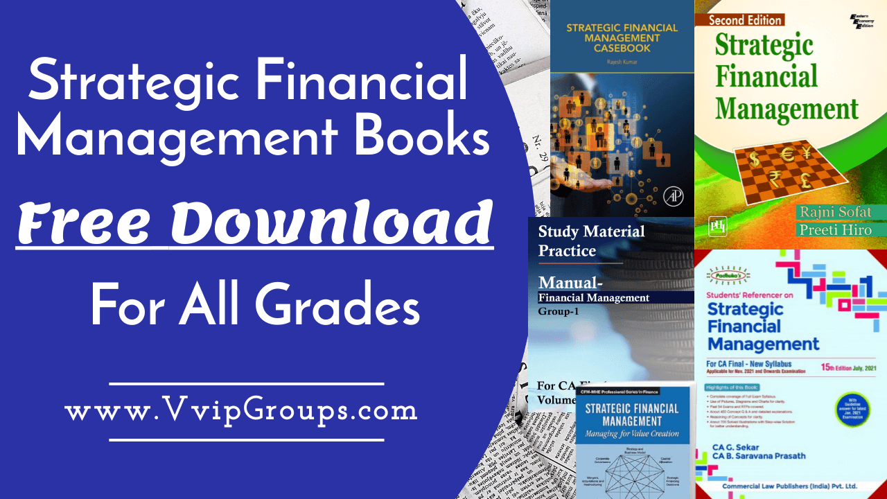 Strategic Financial Management Book Free Download in PDF for MBA, CA, FCA