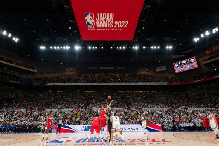 Wizards-Warriors-Match in Japan